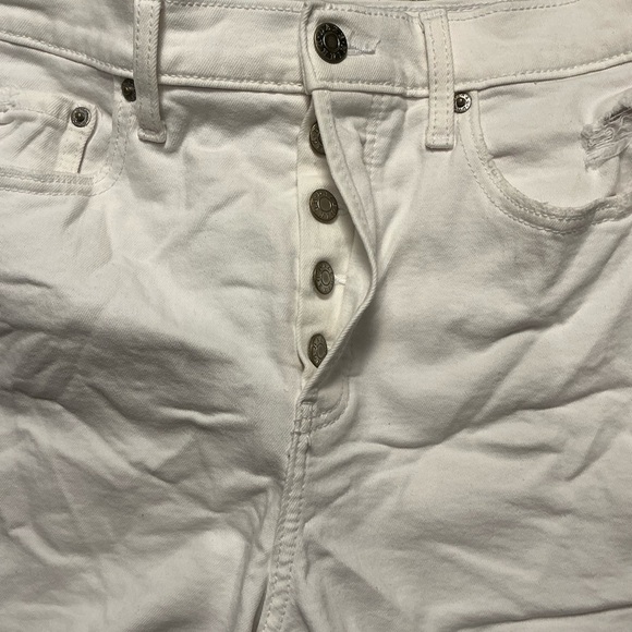 Daze White Denim Women Shorts Size 29 - Picture 4 of 11